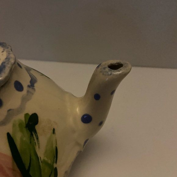 Hand Made And Hand Painted Teapot - Picture 5 of 7